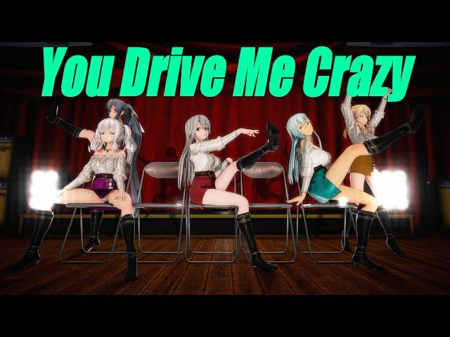 【艦これ】榛名・鹿島・鈴谷・矢矧・プリンツ・オイゲンでT-ara - You Drive Me Crazy 【4K】【MMD】【カメラ配布/Camera DL】