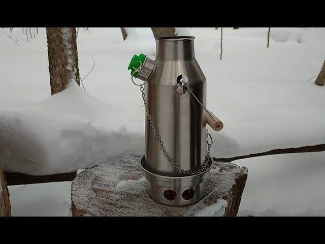 Испытание походного самовара Kelly Kettle