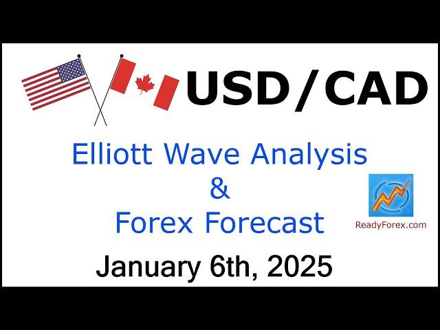 USD CAD Elliott Wave Analysis | Forex Forecast | January 6, 2025 | USDCAD Analysis Today