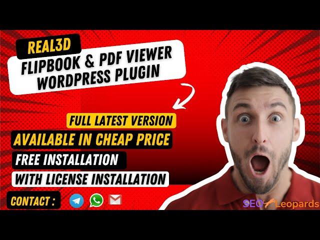 [Full Latest Version] Real3D FlipBook & PDF Viewer WordPress Plugin SCRIPT (In Cheap Price)