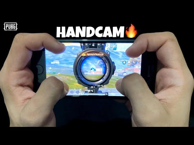 60Fps! Best Handcam iPhone SE 2020  |  4 Finger + Gyroscope  |  PUBG Mobile️