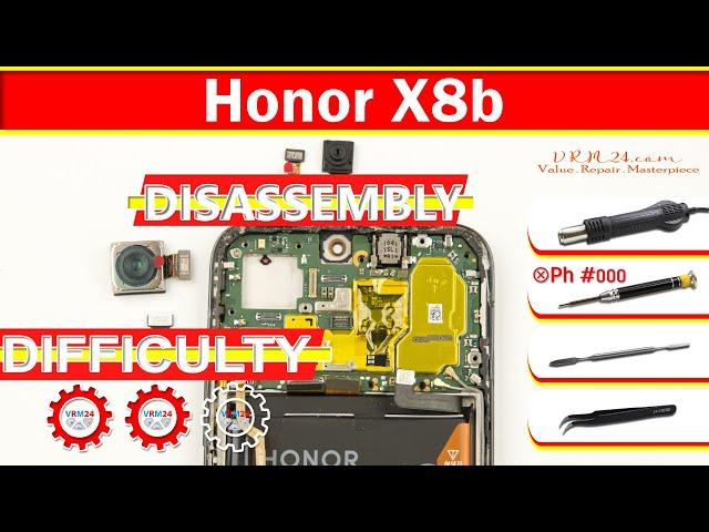 Honor X8b LLY-LX1 Disassembly in detail Take apart