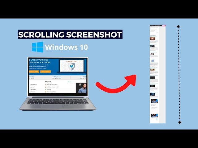 How to Take a Scrolling Screenshot in Windows 10 | Full page Screenshots