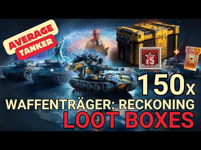 150 x Waffenträger: Reckoning Loot boxes Opening | Was it worth it ? | World of Tanks