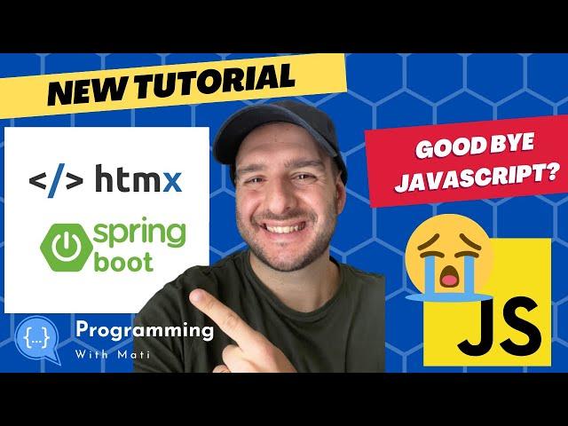 Create a FULLSTACK APP with Java+Spring-Boot+Thymeleaf+HTMX | NO Javascript | Tutorial