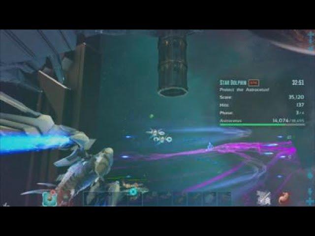 Star Dolphin Alpha Solo With a Controller  Ark Ps5 Offi PvP #gen2