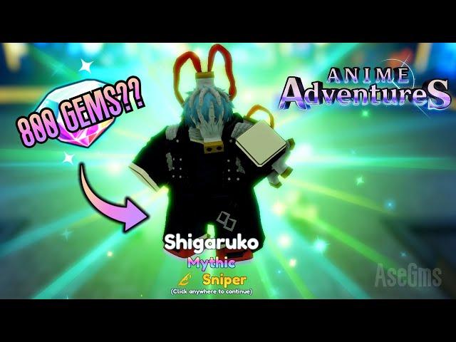 GETTING SHIGARAKI IN 800 GEMS! | Anime Adventures