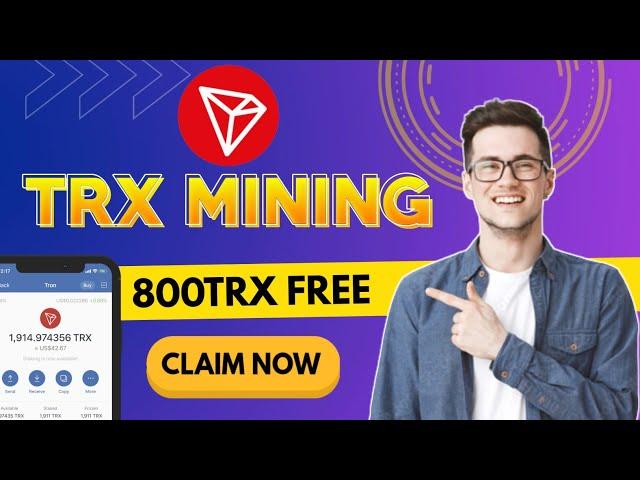 Best TRX mining site | Generate your passive income through this website | Learning Crypto