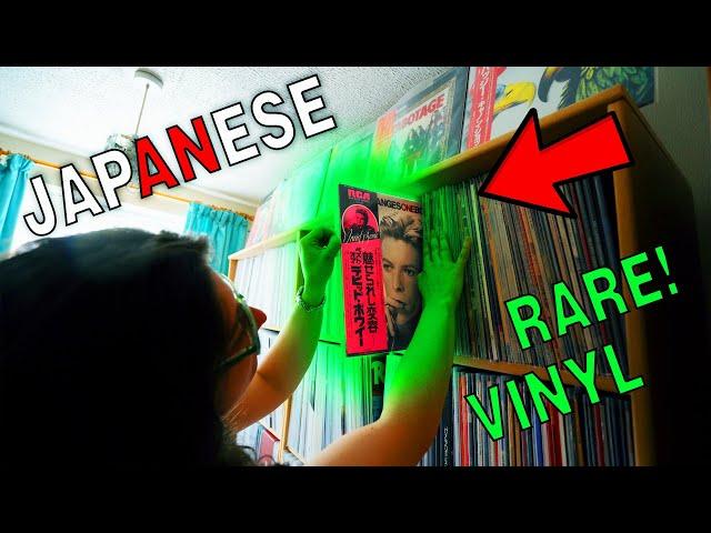 She has the most AMAZING Japanese Vinyl Record Collection I've Ever Seen!