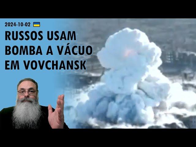 #Ucrânia 2024-10-02: RUSSOS, frustrados por FALHA em OFENSIVA, usam BOMBA PODEROSA, mas INÚTIL