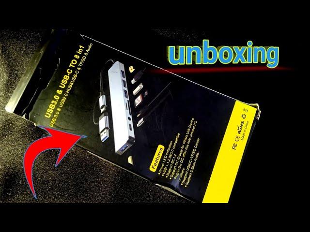 USB3.0 & USB-C TO 8 in1 UNBOXING