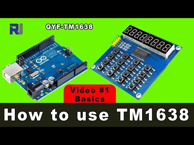 How to use TM1638 4 digit display (QYF) with code