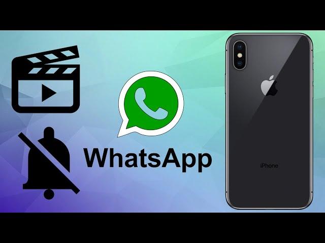 Как на iPhone отправить видео без звука в WhatsApp