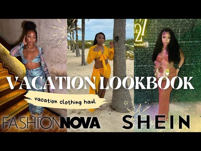 SHEIN AND FASHION NOVA *try on* HAUL | WHAT I WORE ON VACAY 2024|| lookbook, trendy sets, +more