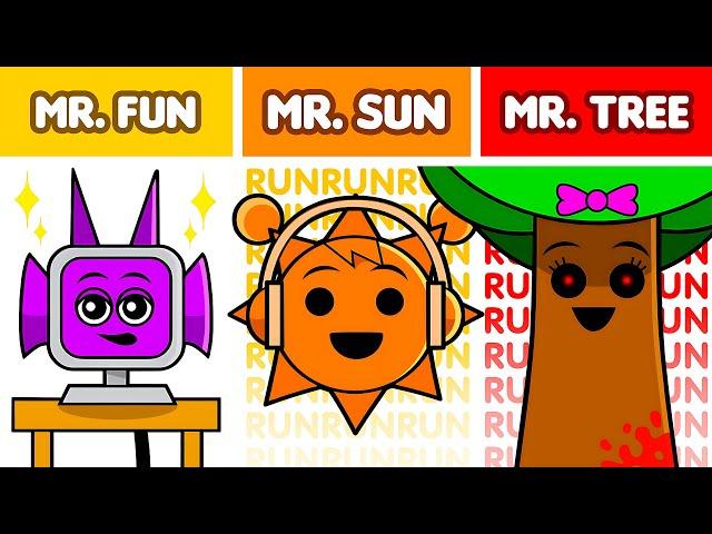 Incredibox Sprunki But Mr. Fun Computer VS Mr. Sun VS Mr. Tree (ALL Characters Comparison)