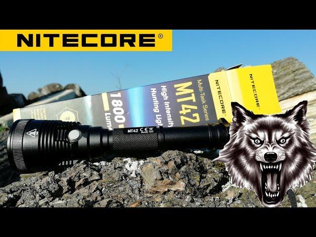 Фонарик 18650 для охоты из Китая с алиэкспресс. Обзор Nitecore MT42 led