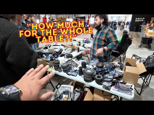 INSANE TABLE AT THE RC CAR SWAP MEET!