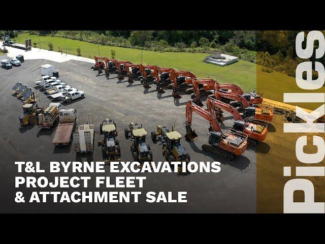 T&L Byrne Excavations Fleet Sale | Pickles Auctions