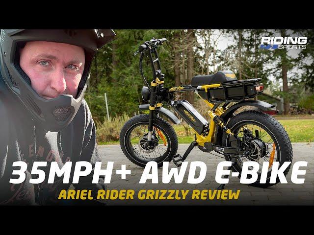 2023 Ariel Rider Grizzly: Insane 35MPH+ AWD E-Bike Reviewed