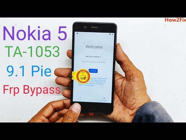 Nokia 5 TA-1053 Frp Bypass 9.0 Pie Latest 2020 || Talkback Failed Solution