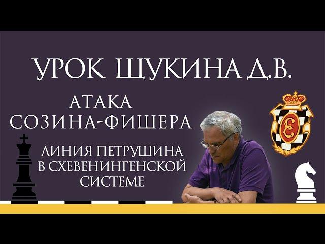 Видеоурок Д.В. Щукина. Атака Созина-Фишера в Схевенингенском варианте Сицилианской защиты