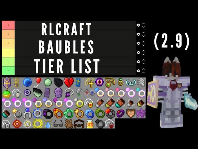 RLCraft 2.9 Baubles Tier List!!! Secret Baubles Included!