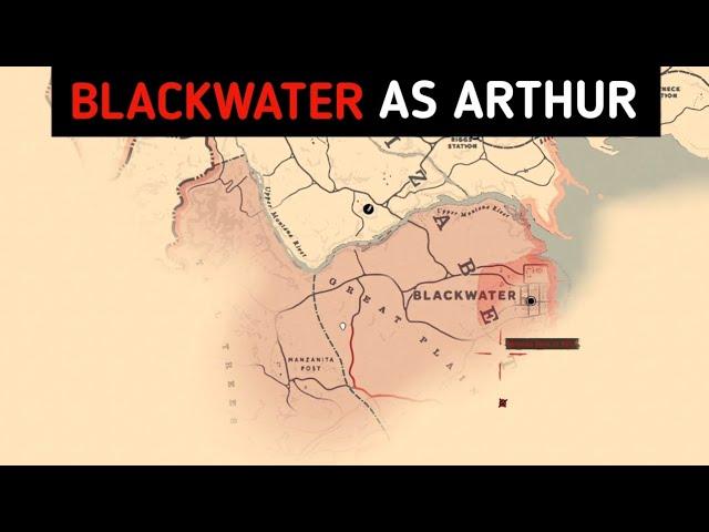 3 Easiest Ways To Explore Blackwater As Arthur - RDR2