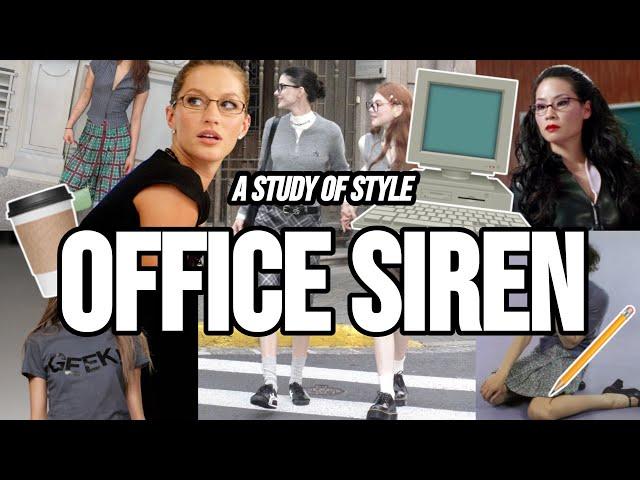 is the office siren trend just geek chic?  (a study of style)