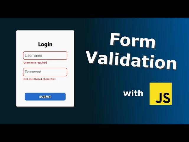 JavaScript Form Validation