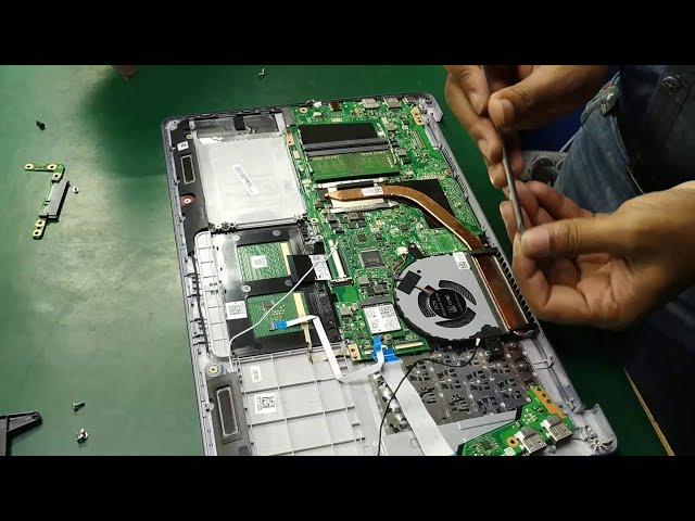 ASUS Vivobook S510U series Laptop review  How to disassemble laptop or replace keyboard or repair la