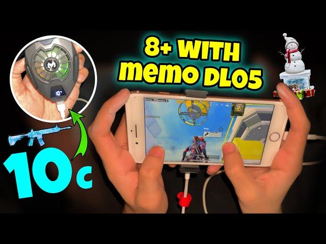 iPhone 8 Plus FULL HANDCAM with Memo Dl05 Cooling Fan  Unbelievable Performance 