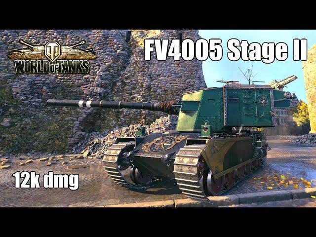 FV4005 Stage II, 12K Damage, 4 Kills, Siegfried Line  - World of Tanks