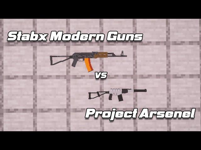 Stabx Modern Guns vs Project Arsenel   Weapons Comparision