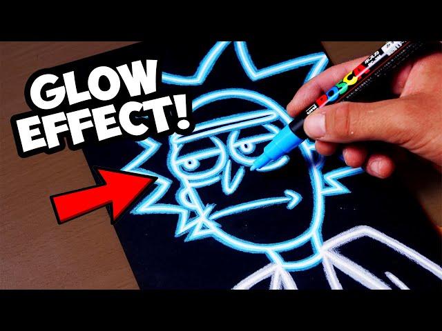 How to Draw Glow Effect! Tutorial