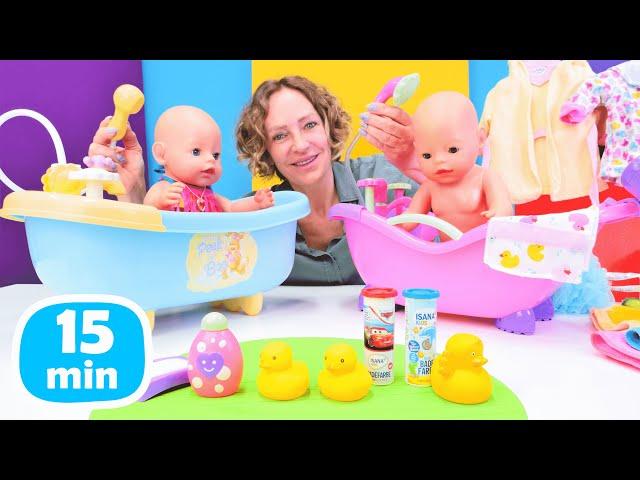 Baby Born Kompilation mit Nicole - 4 Folgen am Stück. Puppen Videos für Kinder auf Deutsch