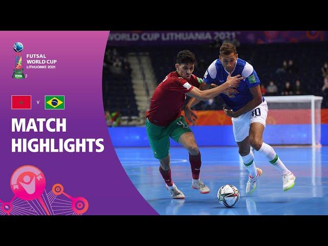 Morocco v Brazil | FIFA Futsal World Cup 2021 | Match Highlights