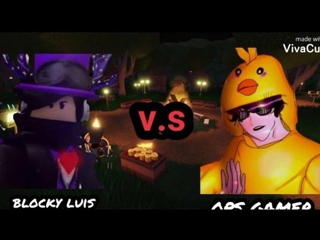 OPS GAMER VS BLOCKY LUIS[EDIT]||survive the killer||roblox.