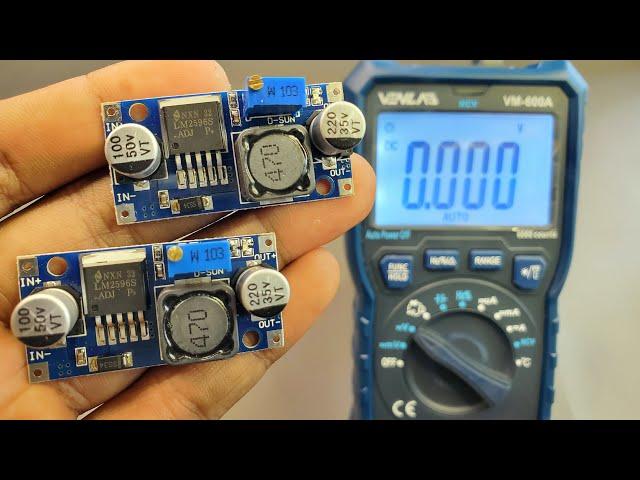 EASIEST LM2596 DC-DC Buck Converter  Adjustable Tutorial | LM2596 Adjustable Step Down Converter