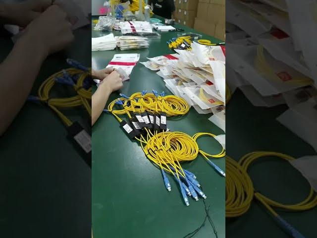The production process of the PLC splitter