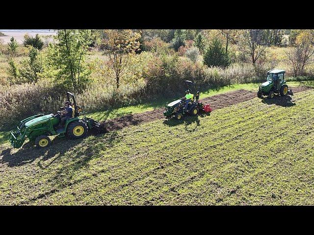 Triple Tractor Tilling Mayhem with Tim's Wacky Friends!