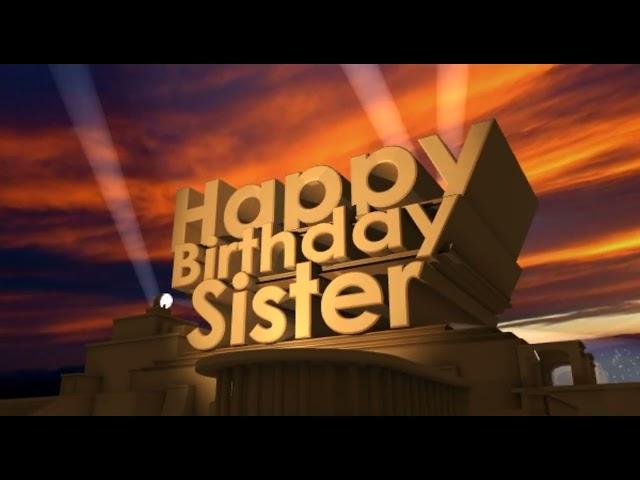 Happy Birthday Sister