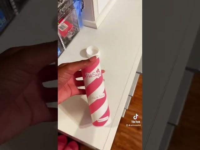 PINK SUGAR PERFUME UNBOXING | ASMR | TIKTOK
