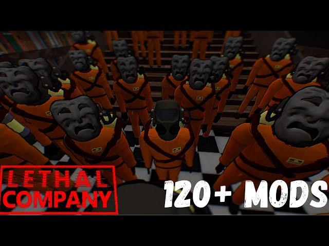 LETHAL COMPANY WITH 120+ MODS | FUNNIEST MOMENTS | (this is chaos)