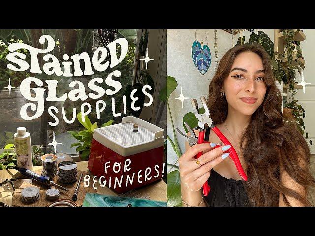 stained glass supplies for beginners   what you need to start!