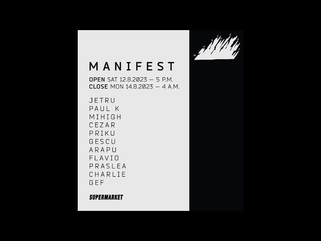 Priku at Supermarket Club - Manifest 2023