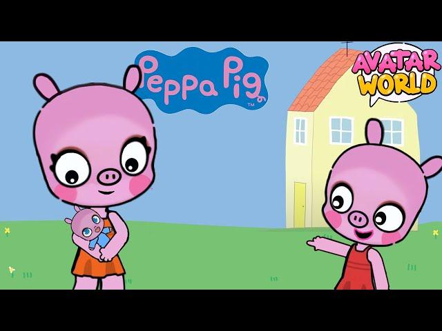 Peppa Pig in AVATAR WORLD |‍ Olden Days 