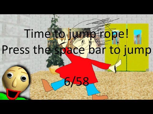 I HAVE TO JUMP ROPE 58 TIMES?! (Baldi's Basics Chaos Edition) | Baldi's Basics Mod