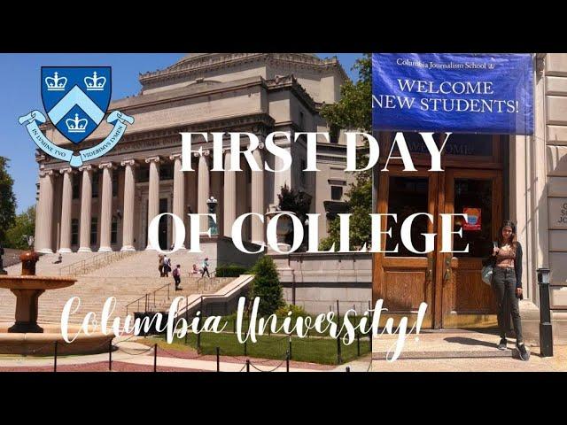 First Day at Columbia University, Journalism School | International student Fall 2022