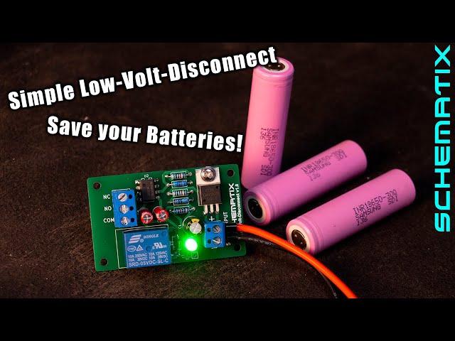 Building a Low Volt Disconnect (LVD) ll Prevents over discharging batteries!