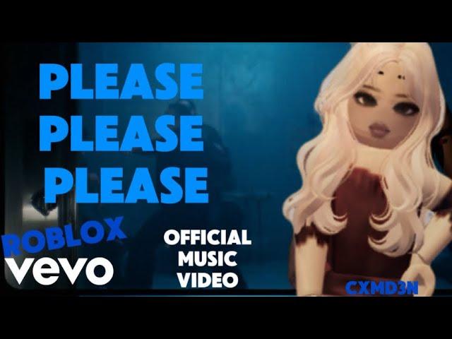 Please Please Please | Official Roblox Music Video